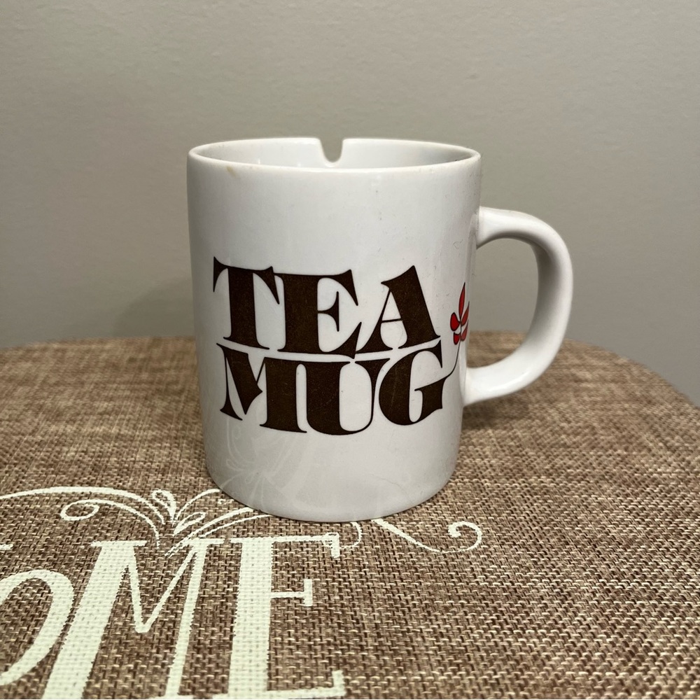 Vintage Tea Mug with tea bag holder